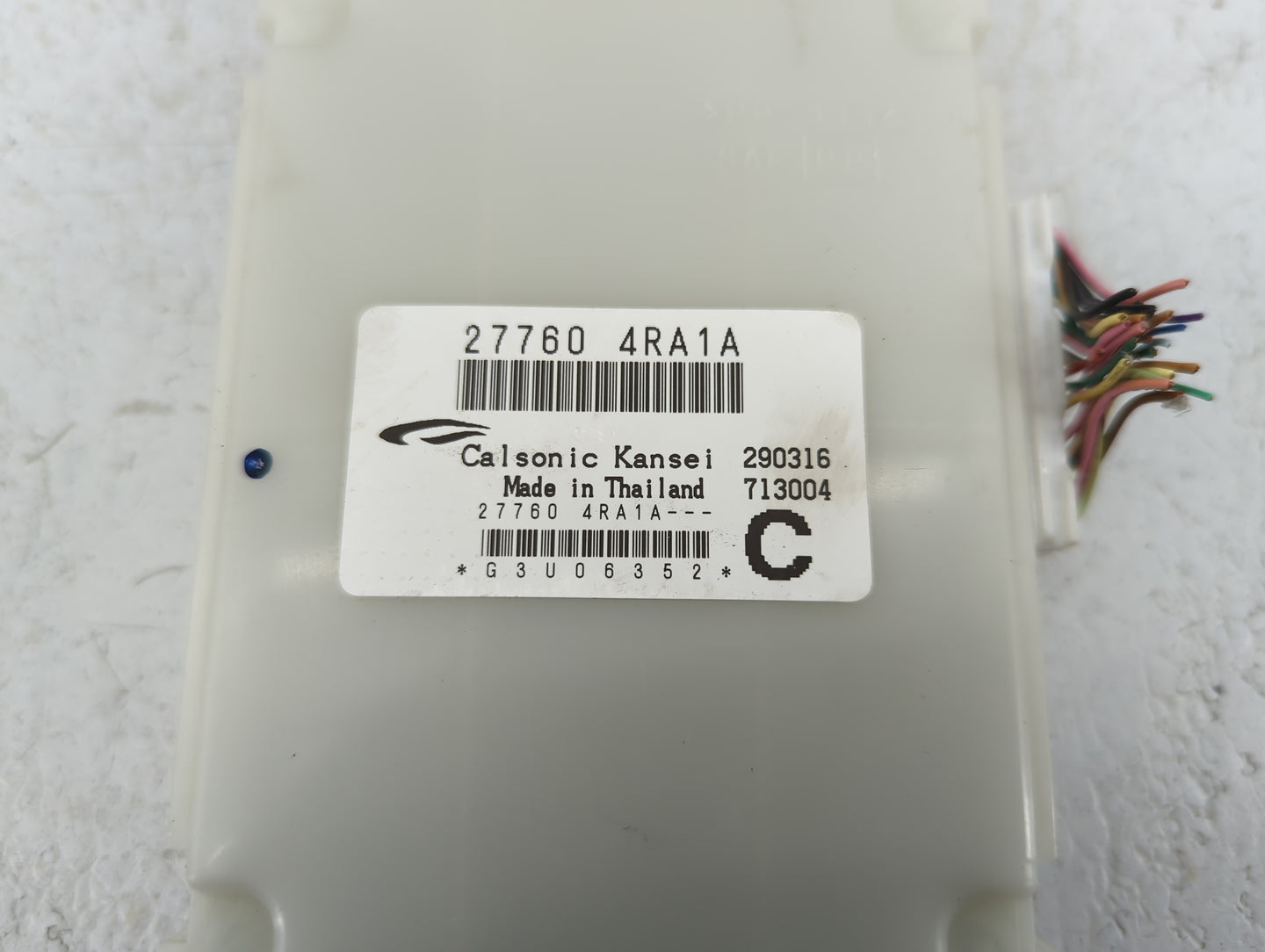 2016-2018 Nissan Maxima Radio AM FM Cd Player Receiver Replacement P/N:277604RA1A Fits Fits 2016 2017 2018 OEM Used Auto Par