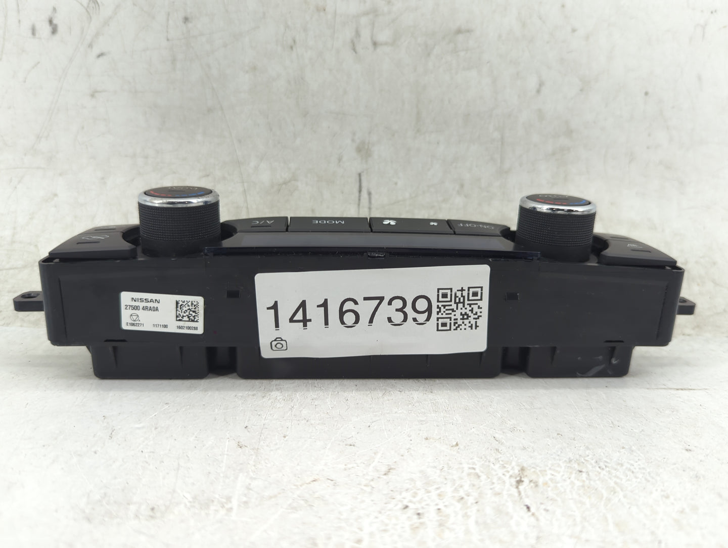 2016-2021 Nissan Maxima Climate Control Module Temperature AC/Heater Replacement P/N:27500 4RA0A Fits OEM Used Auto Parts - 