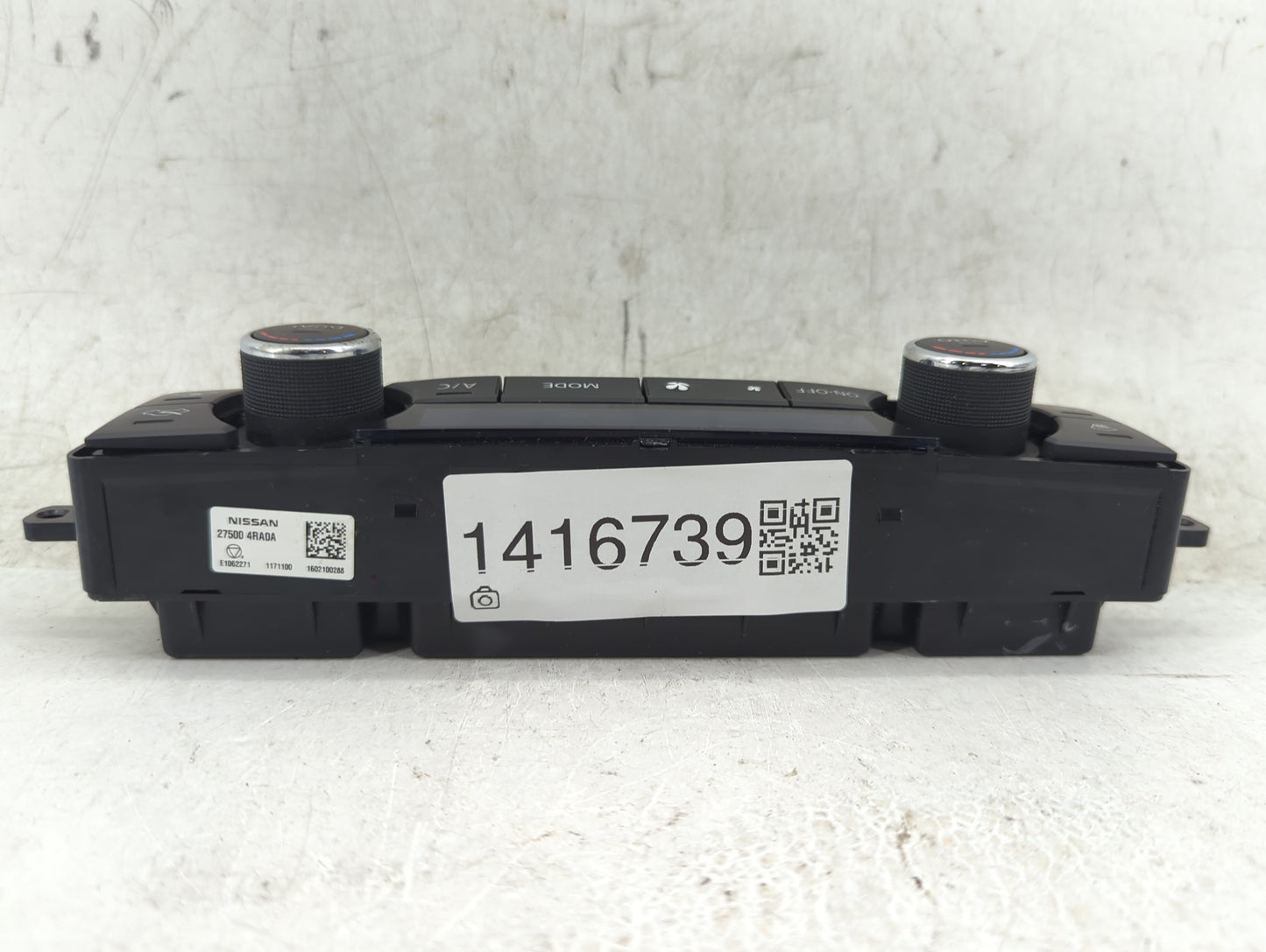 2016-2021 Nissan Maxima Climate Control Module Temperature AC/Heater Replacement P/N:27500 4RA0A Fits OEM Used Auto Parts - 