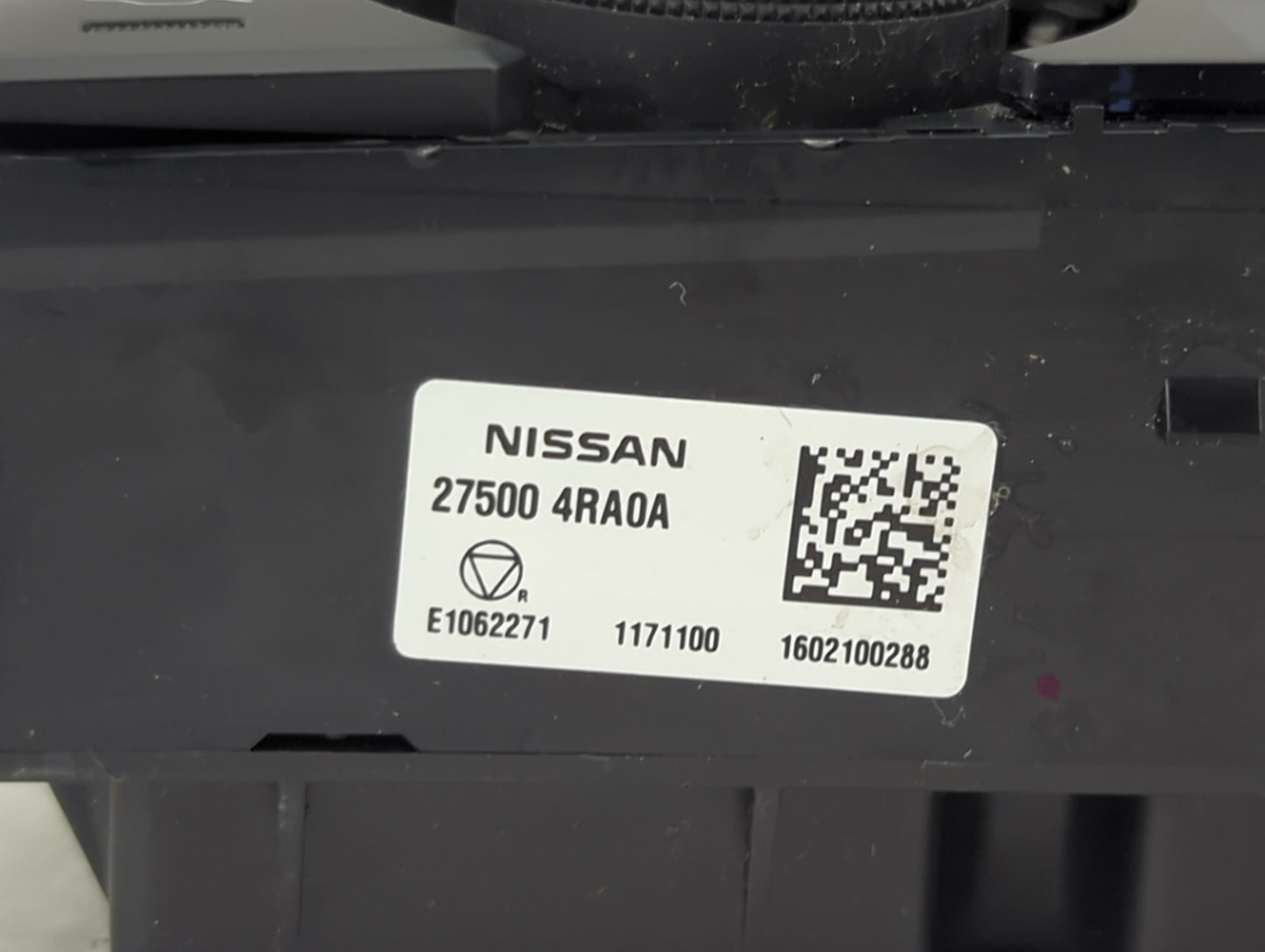 2016-2021 Nissan Maxima Climate Control Module Temperature AC/Heater Replacement P/N:27500 4RA0A Fits OEM Used Auto Parts - 