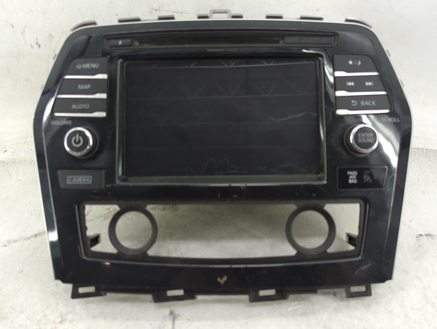 2016 Nissan Maxima Radio AM FM Cd Player Receiver Replacement P/N:QY-8150 259154RA1A Fits OEM Used Auto Parts - Oemusedautop