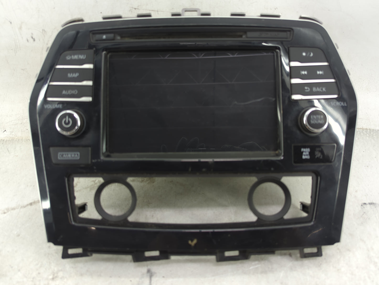 2016 Nissan Maxima Radio AM FM Cd Player Receiver Replacement P/N:QY-8150 259154RA1A Fits OEM Used Auto Parts - Oemusedautop