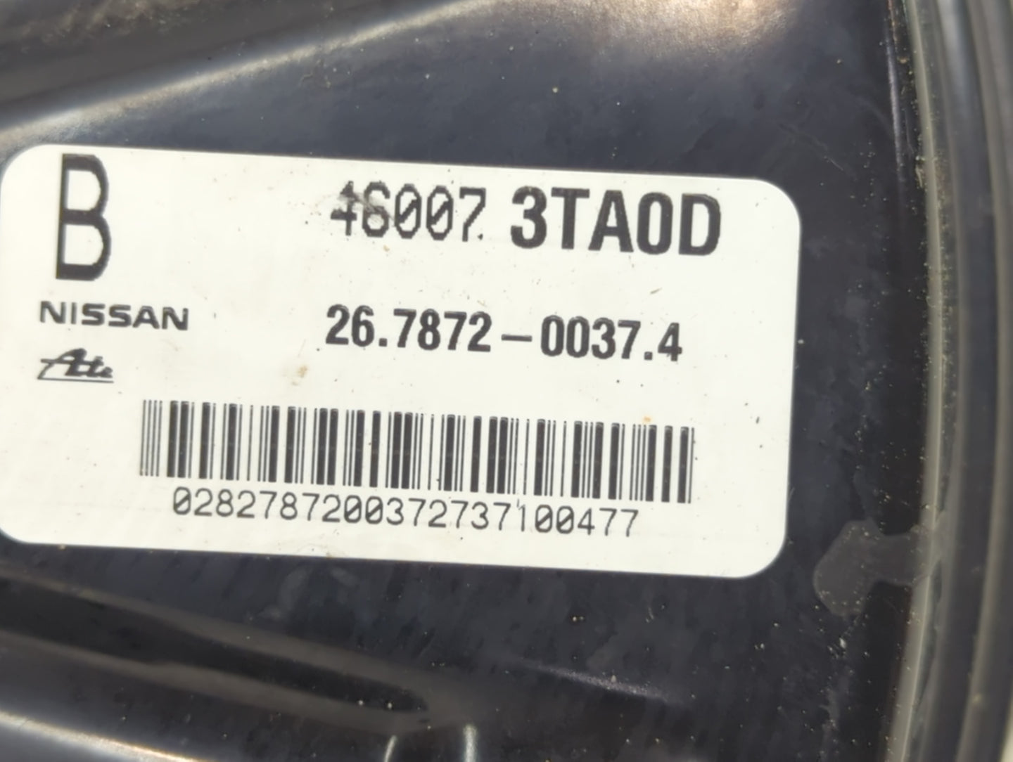 2016-2021 Nissan Maxima Power Brake Booster Oem - Oemusedautoparts1.com