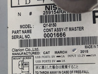 2016 Nissan Maxima Radio AM FM Cd Player Receiver Replacement P/N:259154RA1A QY-8150 Fits OEM Used Auto Parts - Oemusedautop
