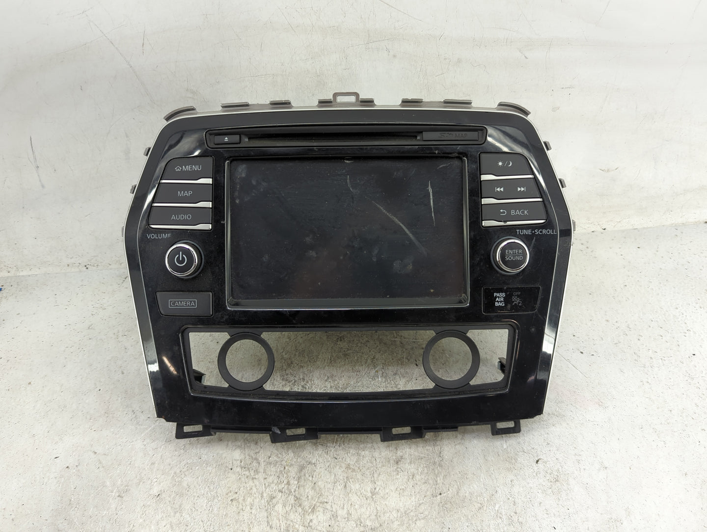 2016 Nissan Maxima Radio AM FM Cd Player Receiver Replacement P/N:25915 4RA1B QY-8150 Fits OEM Used Auto Parts - Oemusedauto