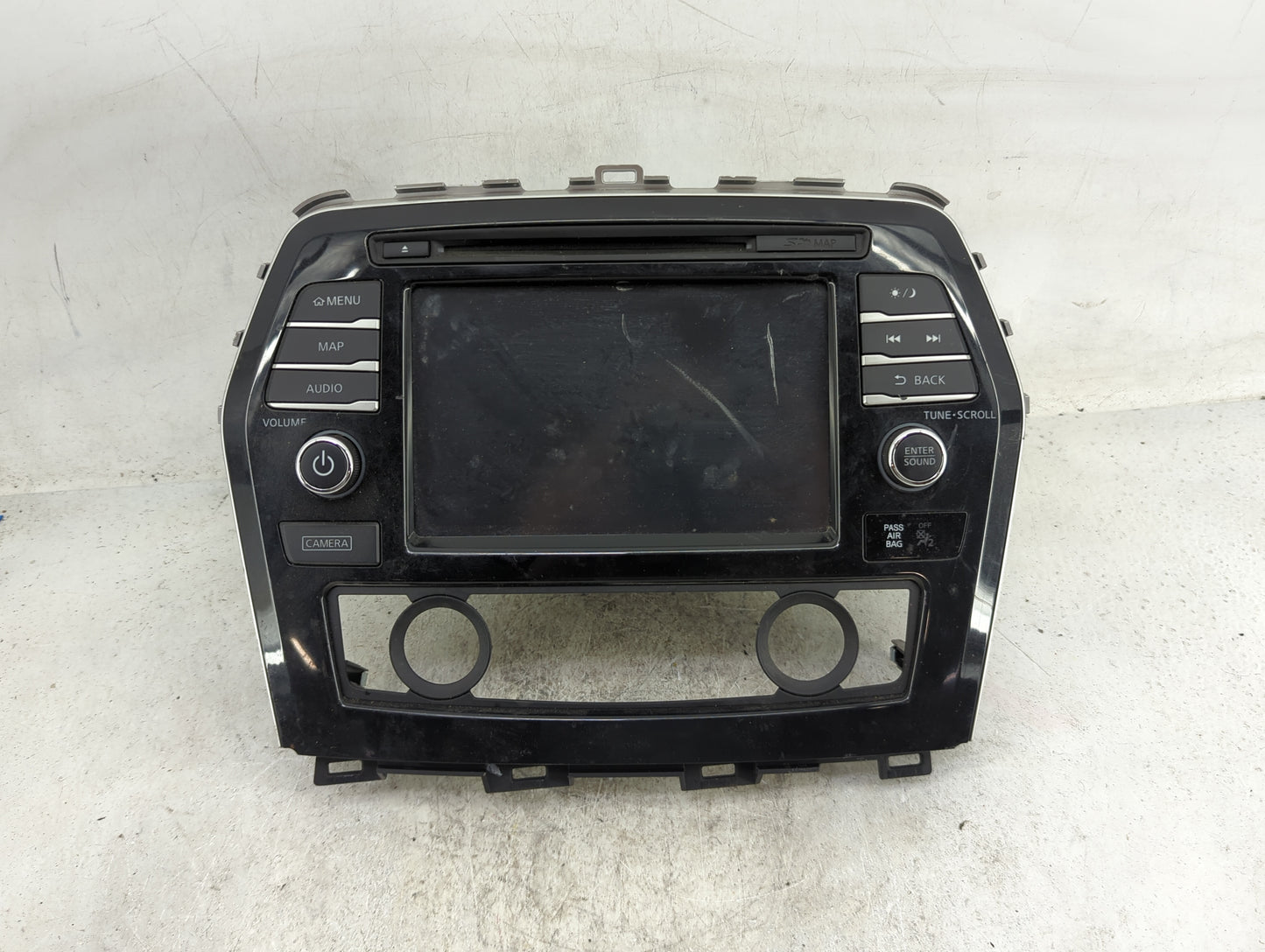 2016 Nissan Maxima Radio AM FM Cd Player Receiver Replacement P/N:25915 4RA1B QY-8150 Fits OEM Used Auto Parts - Oemusedauto