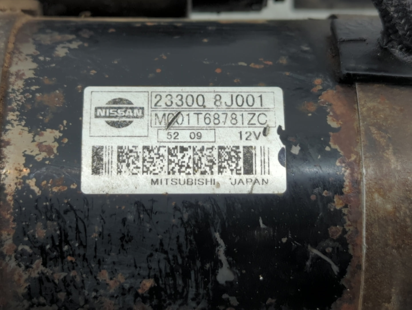 2016-2021 Nissan Maxima Car Starter Motor Solenoid OEM P/N:M001T68781ZC 23300 8J001 Fits OEM Used Auto Parts - Oemusedautopa
