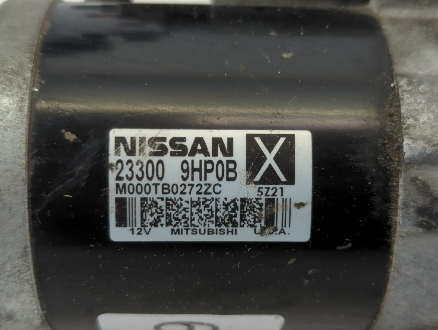 2016-2021 Nissan Maxima Car Starter Motor Solenoid OEM P/N:M000TB0272ZC 23300 9HP0B Fits OEM Used Auto Parts - Oemusedautopa