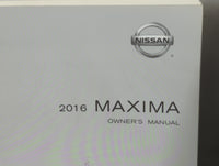 2016 Nissan Maxima Owners Manual Book Guide P/N:OM16EA OA36U0 OEM Used Auto Parts - Oemusedautoparts1.com