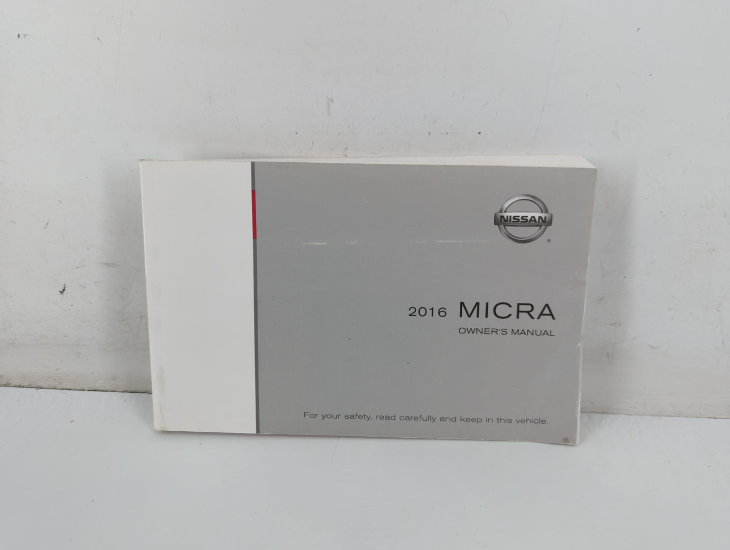 2016 Nissan Micra Owners Manual Book Guide P/N:OM16EM 0K13U0 OEM Used Auto Parts - Oemusedautoparts1.com