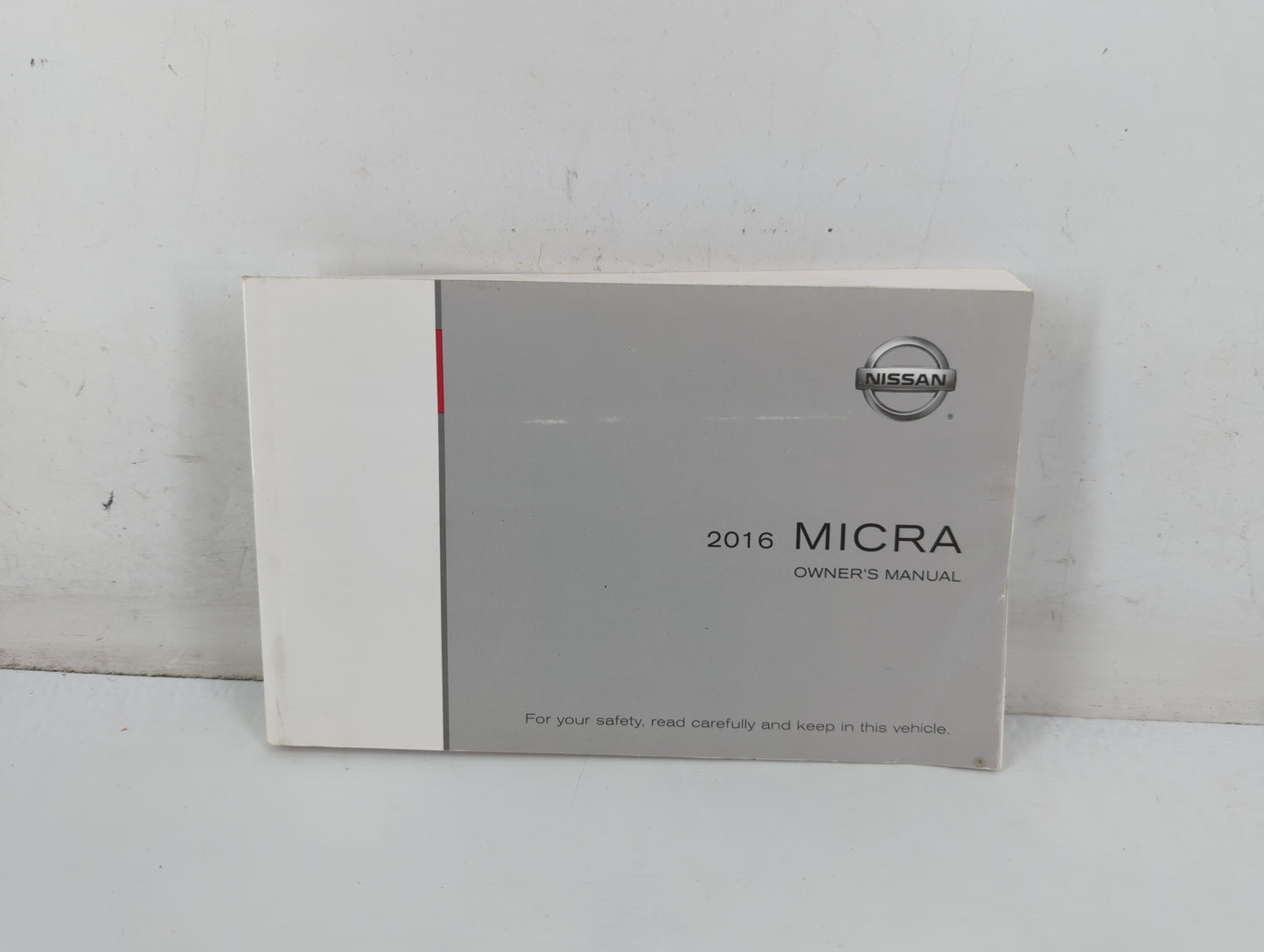 2016 Nissan Micra Owners Manual Book Guide P/N:OM16EM 0K13U0 OEM Used Auto Parts - Oemusedautoparts1.com