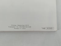 2016 Nissan Micra Owners Manual Book Guide P/N:OM16EM 0K13U0 OEM Used Auto Parts - Oemusedautoparts1.com