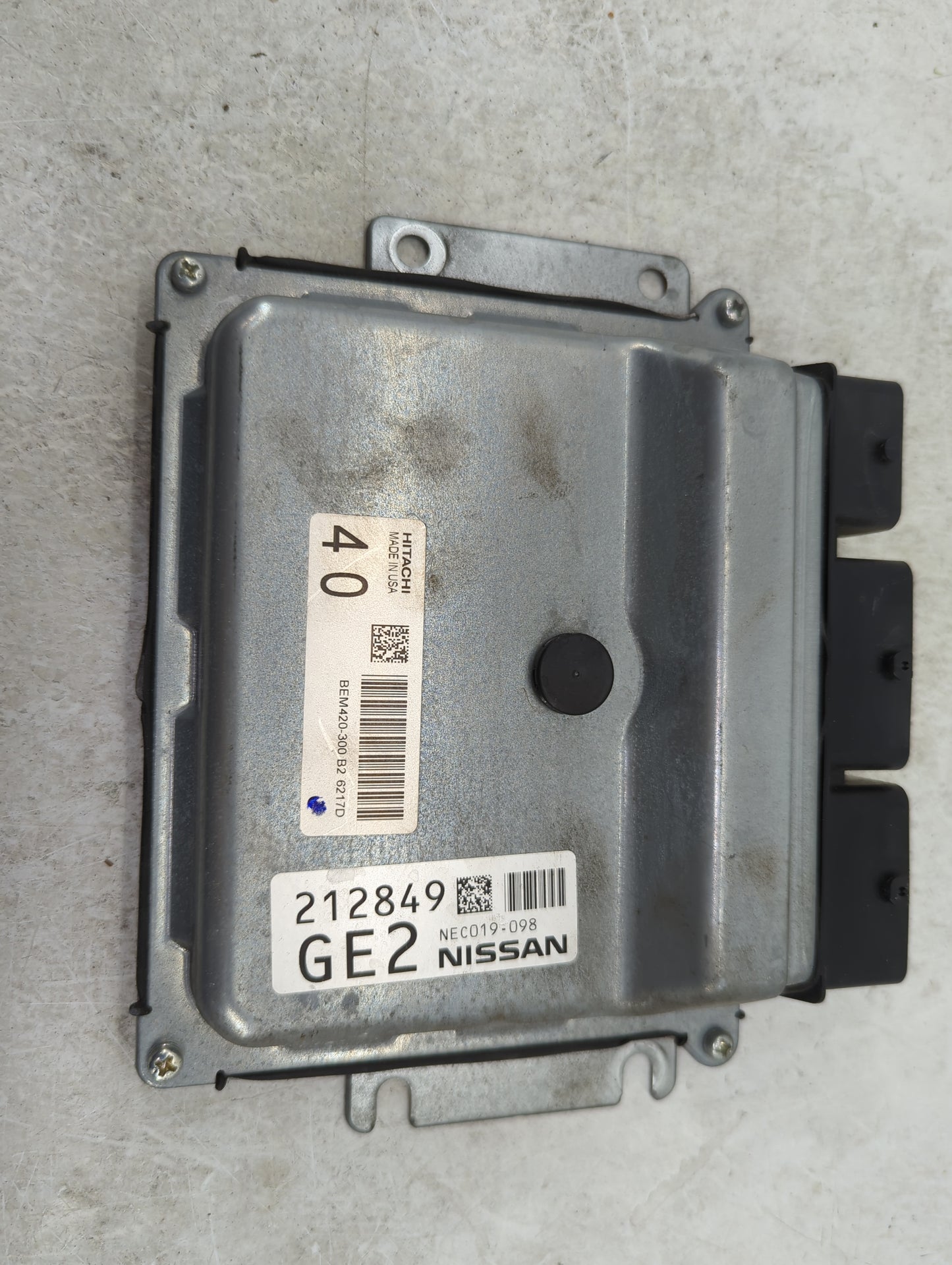 2015-2017 Nissan Murano PCM Engine Control Computer ECU ECM PCU OEM P/N:BEM420-300 NEC019-098 Fits Fits 2015 2016 2017 OEM U