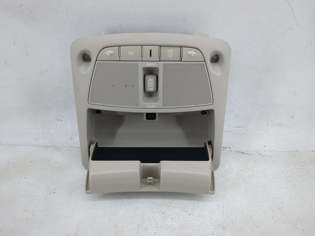 2015-2016 Nissan Murano Overhead Console W/rear Climate Control Tan - Oemusedautoparts1.com
