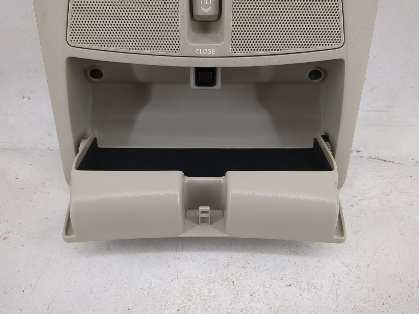 2015-2016 Nissan Murano Overhead Console W/rear Climate Control Tan - Oemusedautoparts1.com