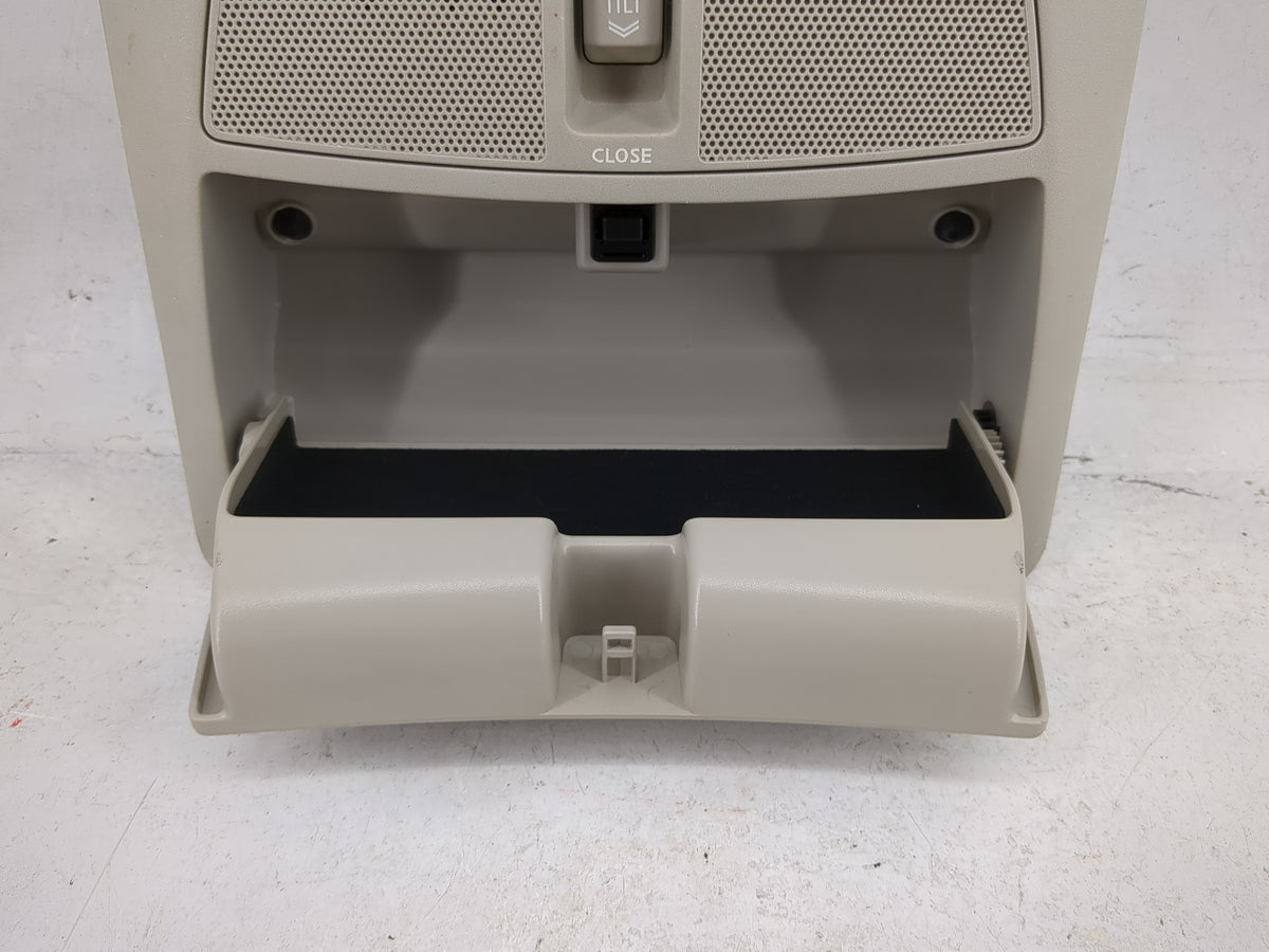 2015-2016 Nissan Murano Overhead Console W/rear Climate Control Tan - Oemusedautoparts1.com