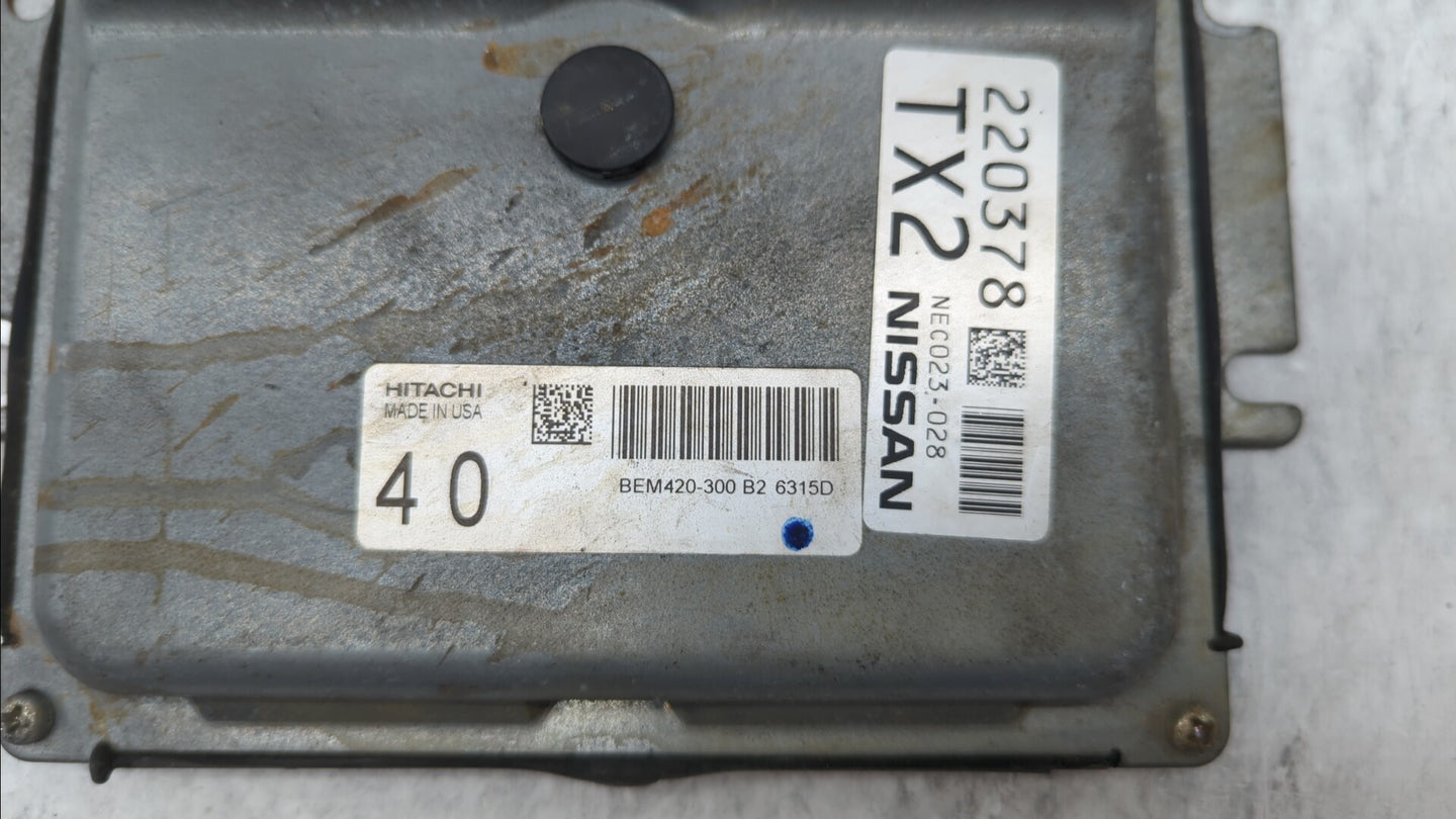 2015-2017 Nissan Murano PCM Engine Control Computer ECU ECM PCU OEM P/N:BEM426-300 A1 AT BEM426-300 Fits Fits 2015 2016 2017