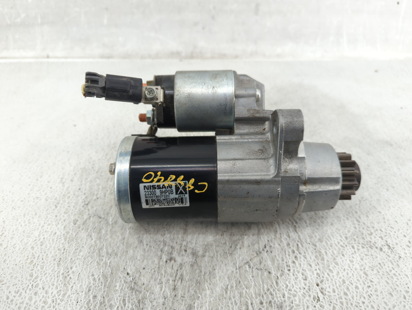 2015-2022 Nissan Murano Car Starter Motor Solenoid OEM P/N:M000TB0272ZC 23300 9HP0B Fits OEM Used Auto Parts - Oemusedautopa