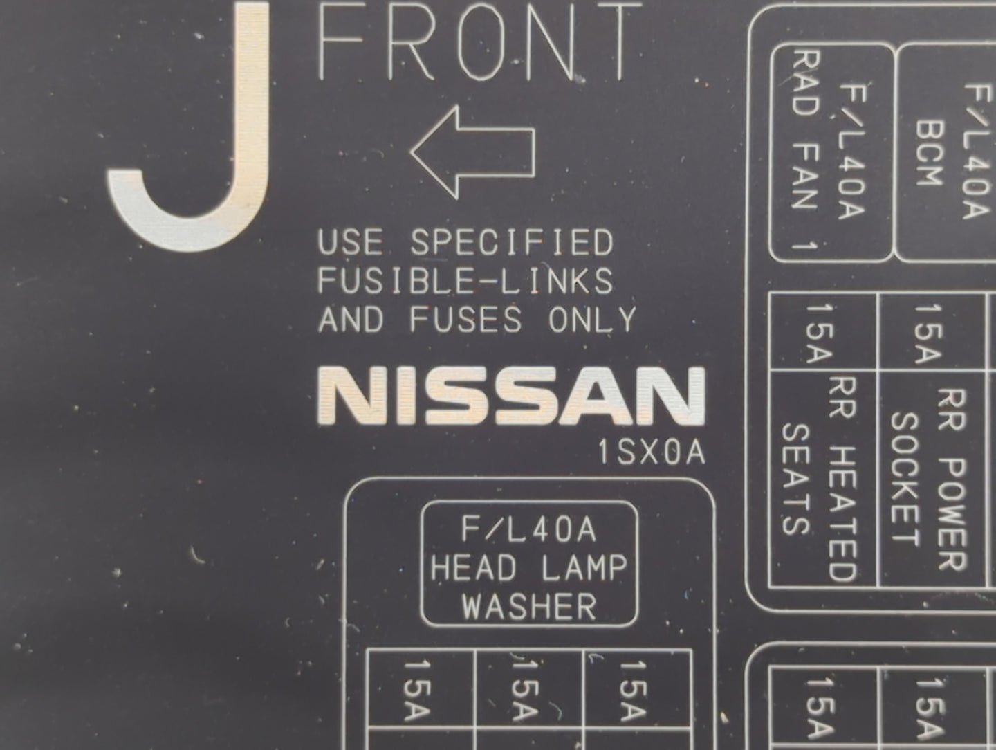 2016 Nissan Murano Fusebox Fuse Box Panel Relay Module P/N:7254-5763-30 Fits OEM Used Auto Parts - Oemusedautoparts1.com