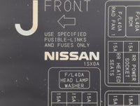 2016 Nissan Murano Fusebox Fuse Box Panel Relay Module P/N:7254-5763-30 Fits OEM Used Auto Parts - Oemusedautoparts1.com