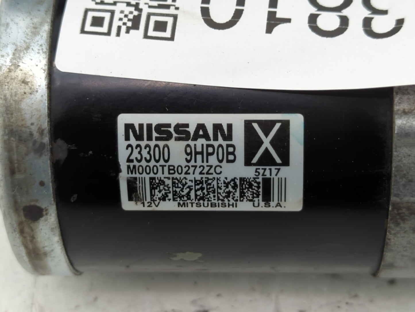 2015-2022 Nissan Murano Car Starter Motor Solenoid OEM P/N:M000TB0272ZC 23300 9HP0B Fits OEM Used Auto Parts - Oemusedautopa