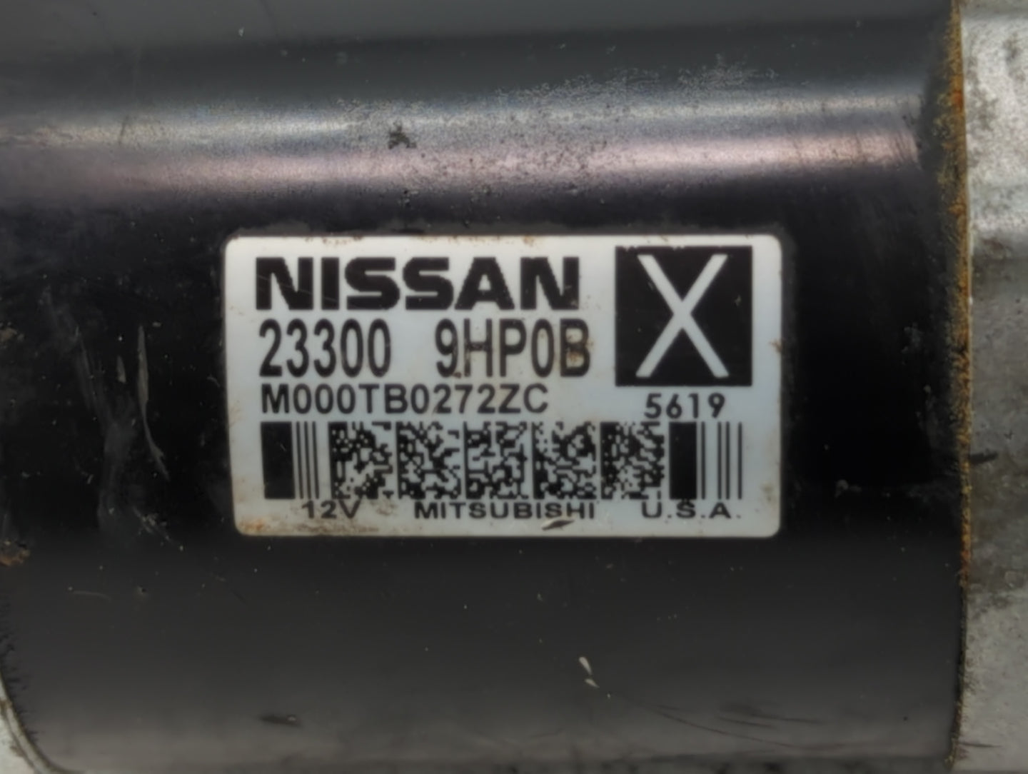 2015-2022 Nissan Murano Car Starter Motor Solenoid OEM P/N:M000TB0272ZC 23300 9HP0B Fits OEM Used Auto Parts - Oemusedautopa