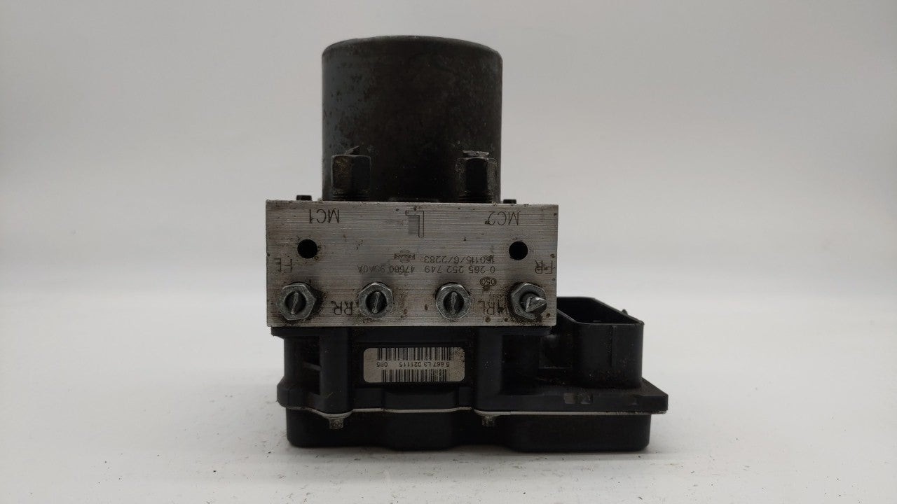 2016 Nissan Nv200 ABS Pump Control Module Replacement P/N:47660 9SA0A Fits OEM Used Auto Parts - Oemusedautoparts1.com