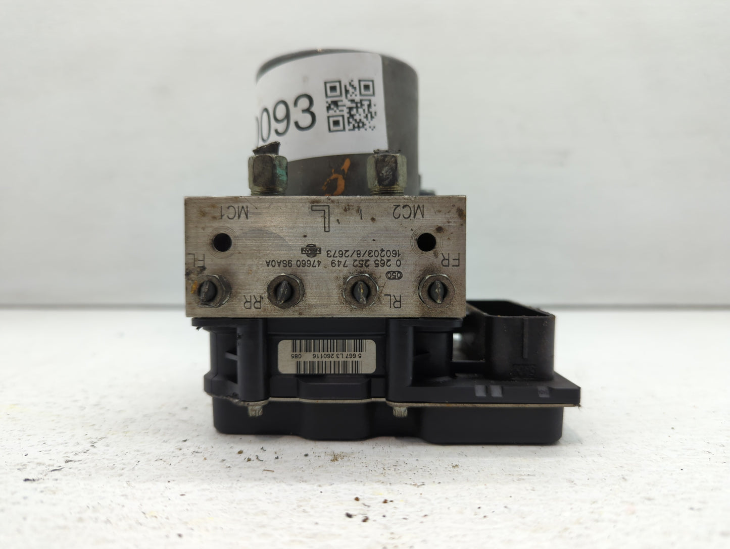 2016 Nissan Nv200 ABS Pump Control Module Replacement P/N:47660 9SA0A Fits OEM Used Auto Parts - Oemusedautoparts1.com