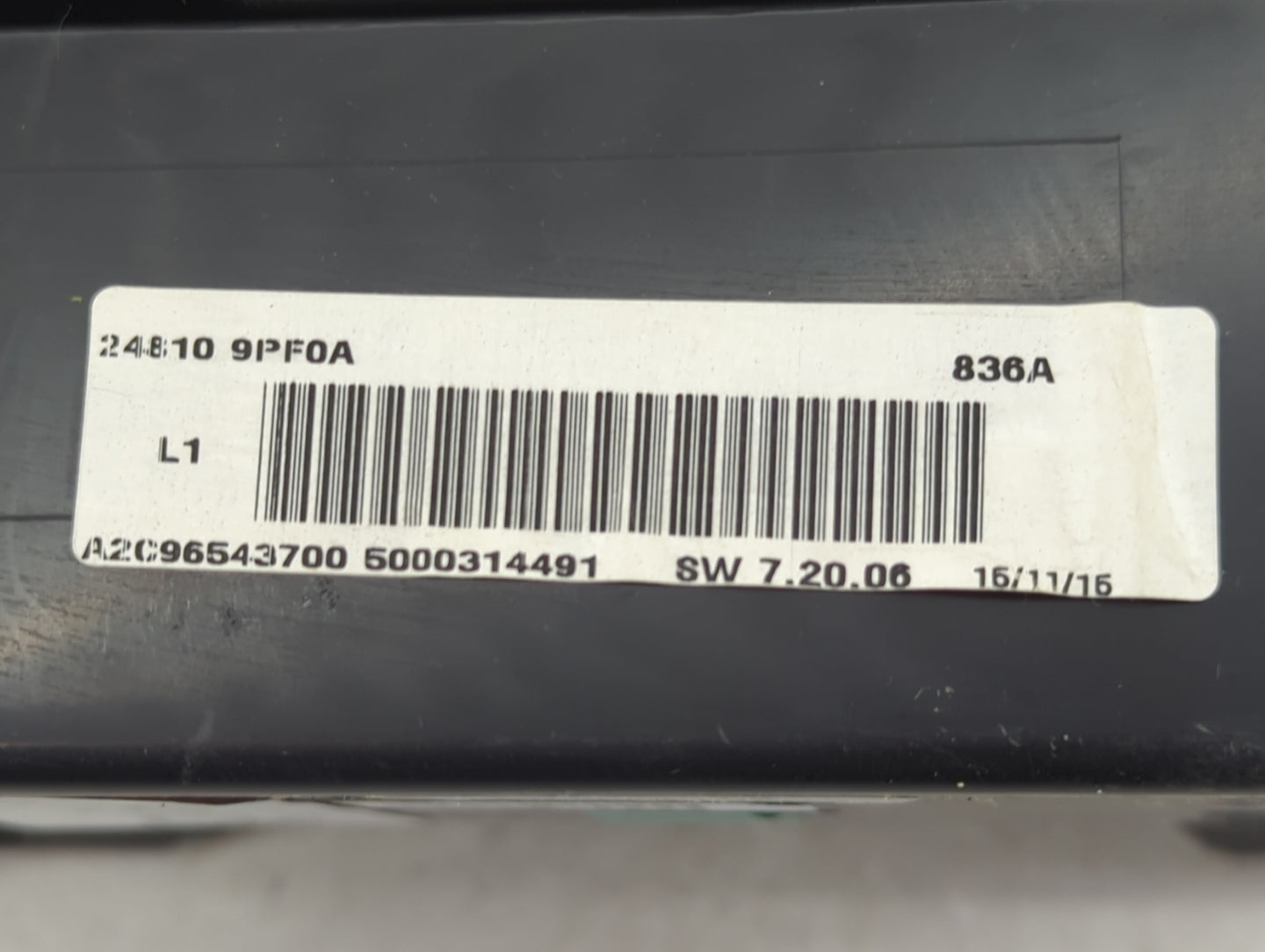2016 Nissan Pathfinder Instrument Cluster Speedometer Gauges P/N:24810 9PF0A Fits OEM Used Auto Parts - Oemusedautoparts1.co