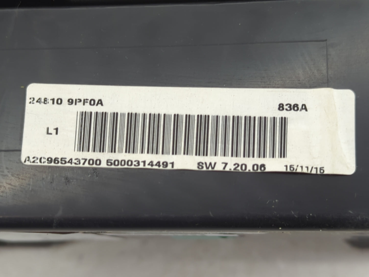 2016 Nissan Pathfinder Instrument Cluster Speedometer Gauges P/N:24810 9PF0A Fits OEM Used Auto Parts - Oemusedautoparts1.co