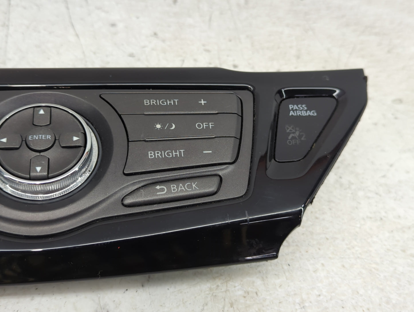 2016 Nissan Pathfinder Radio Control Panel - Oemusedautoparts1.com
