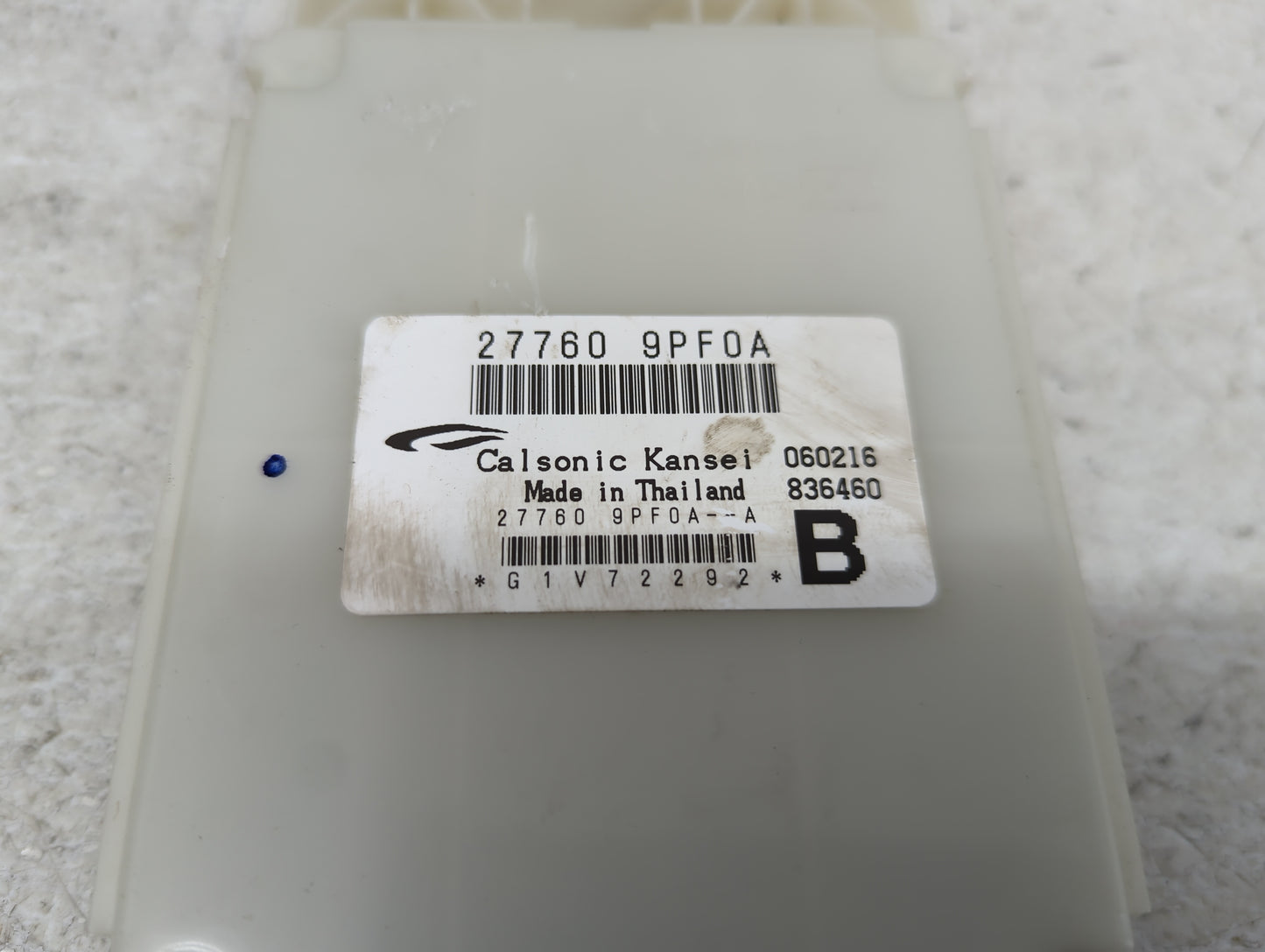 2016-2016 Nissan Pathfinder Temperature Control Module 27760-9pf0a - Oemusedautoparts1.com