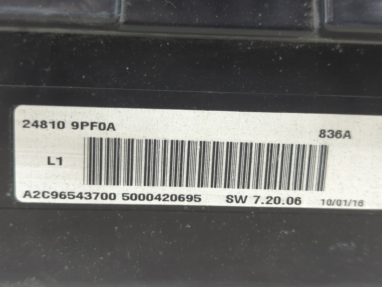 2016 Nissan Pathfinder Instrument Cluster Speedometer Gauges P/N:24810 9PF0A A2C96543700, 5000420695 Miles: Fits OEM Used Au