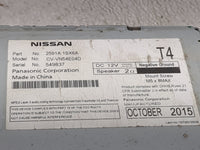 2015-2016 Nissan Pathfinder Radio AM FM Cd Player Receiver Replacement P/N:2591A 1SX6A Fits Fits 2015 2016 OEM Used Auto Par