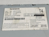 2015-2016 Nissan Pathfinder Radio AM FM Cd Player Receiver Replacement P/N:25915 1SX6A CV-VN54E04D Fits Fits 2015 2016 OEM U