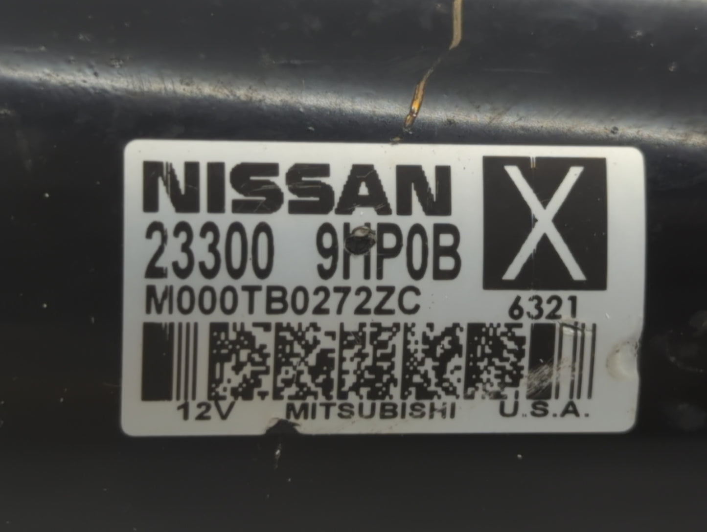 2015-2020 Nissan Pathfinder Car Starter Motor Solenoid OEM P/N:M000TB0272ZC 23300 9HP0B Fits OEM Used Auto Parts - Oemusedau