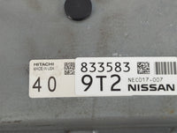 2015-2016 Nissan Pathfinder PCM Engine Control Computer ECU ECM PCU OEM P/N:833583 NEC017-007 Fits Fits 2015 2016 2017 OEM U