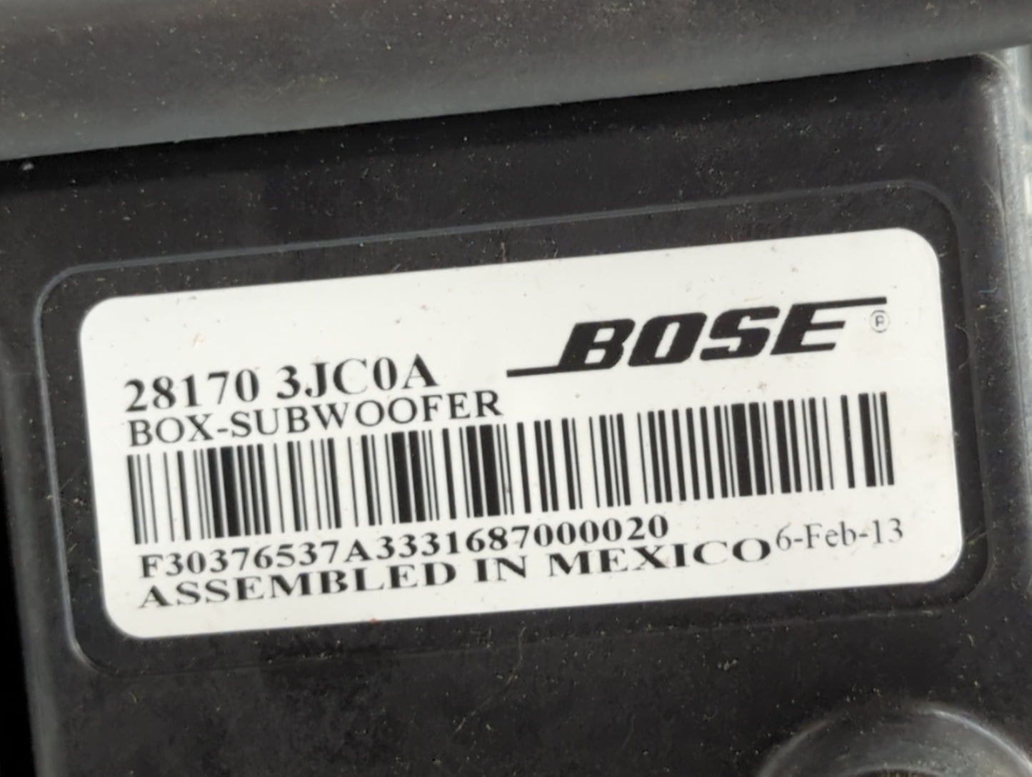 2016 Nissan Pathfinder Speaker/subwoofer - Oemusedautoparts1.com