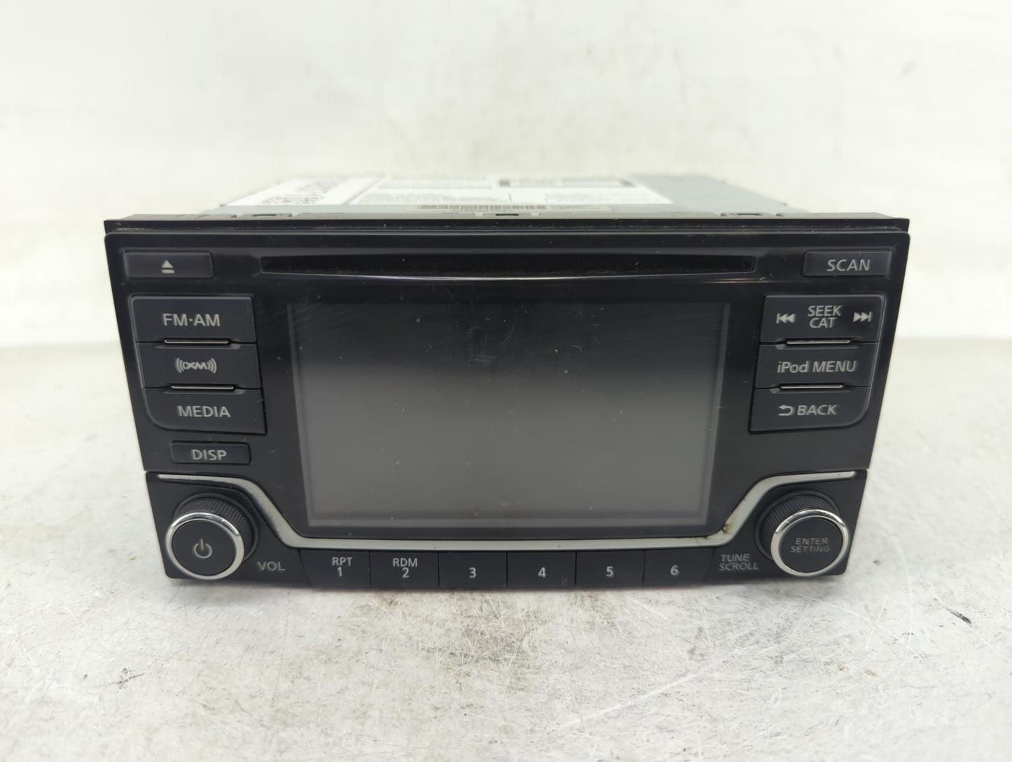 2015-2017 Nissan Quest Radio AM FM Cd Player Receiver Replacement P/N:28185 4AY0A Fits Fits 2015 2016 2017 OEM Used Auto Par
