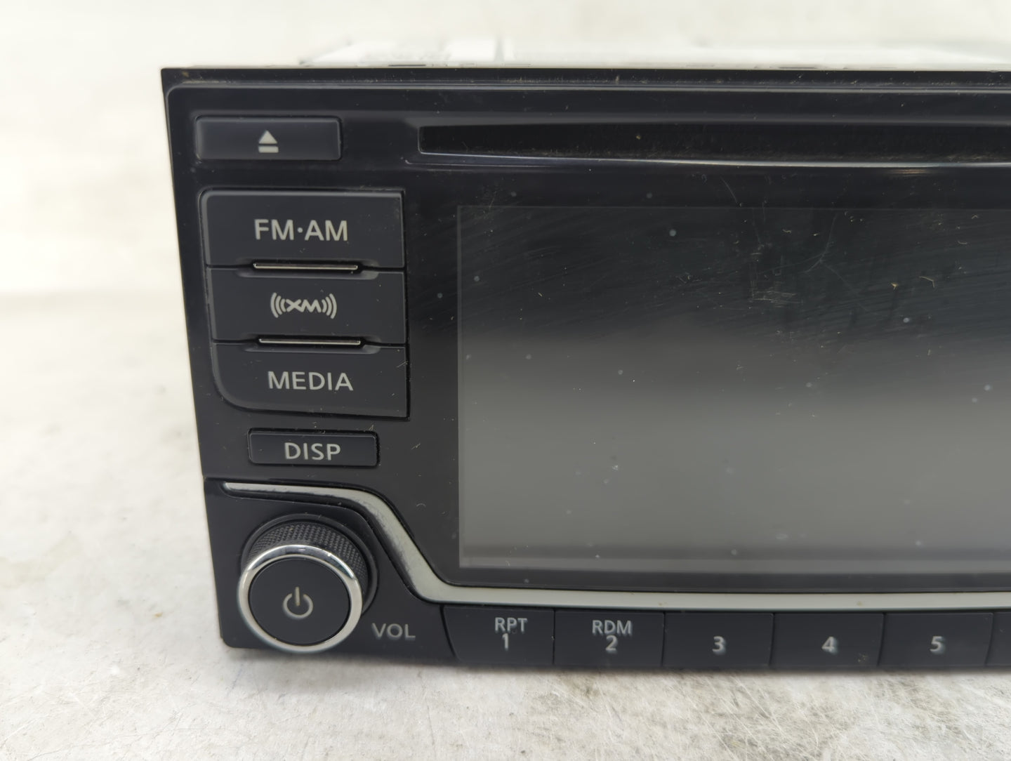 2015-2017 Nissan Quest Radio AM FM Cd Player Receiver Replacement P/N:28185 4AY0A Fits Fits 2015 2016 2017 OEM Used Auto Par