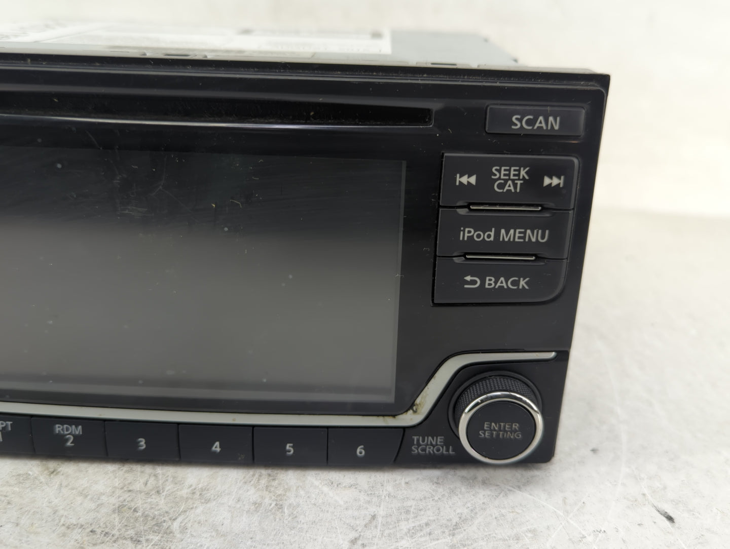 2015-2017 Nissan Quest Radio AM FM Cd Player Receiver Replacement P/N:28185 4AY0A Fits Fits 2015 2016 2017 OEM Used Auto Par