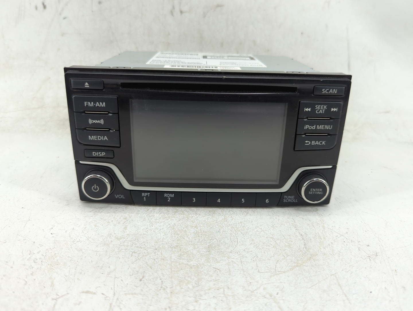 2015-2017 Nissan Quest Radio AM FM Cd Player Receiver Replacement P/N:28185 4AY0A Fits Fits 2015 2016 2017 OEM Used Auto Par