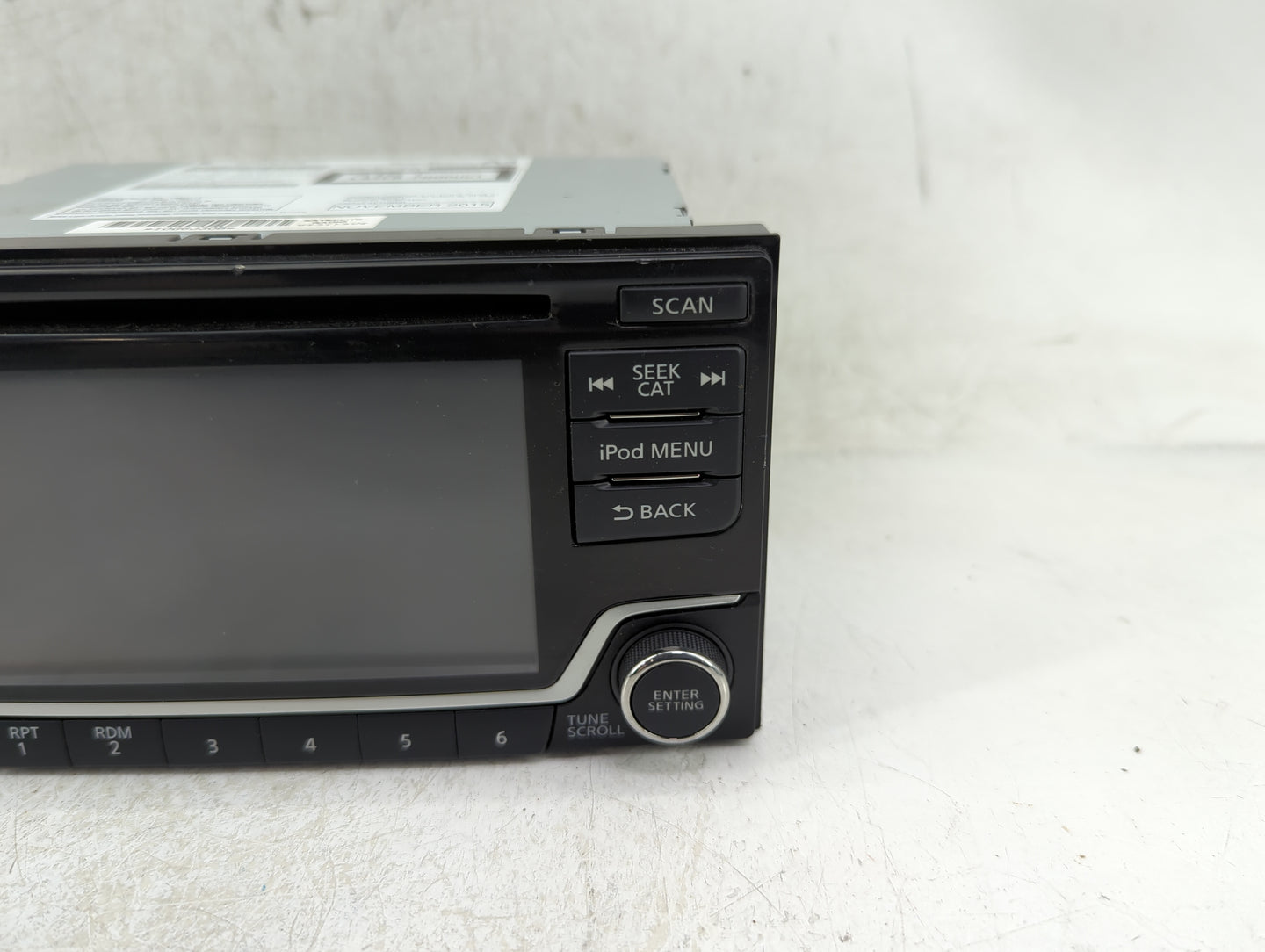 2015-2017 Nissan Quest Radio AM FM Cd Player Receiver Replacement P/N:28185 4AY0A Fits Fits 2015 2016 2017 OEM Used Auto Par