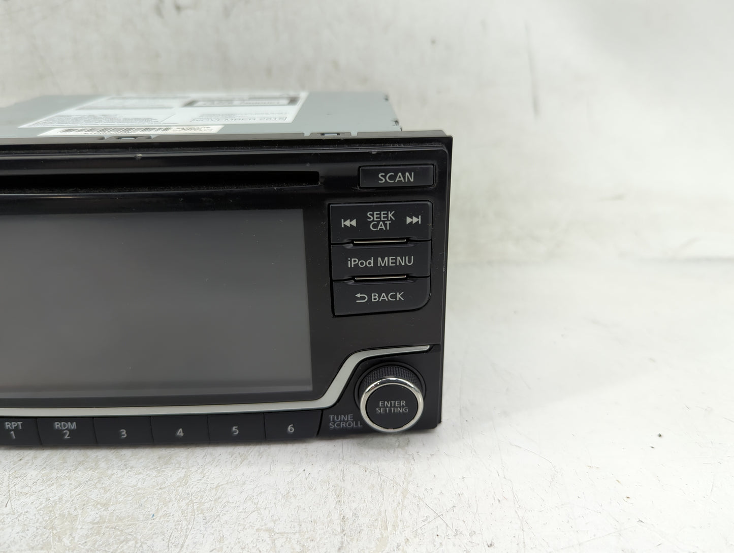 2015-2017 Nissan Quest Radio AM FM Cd Player Receiver Replacement P/N:28185 4AY0A Fits Fits 2015 2016 2017 OEM Used Auto Par