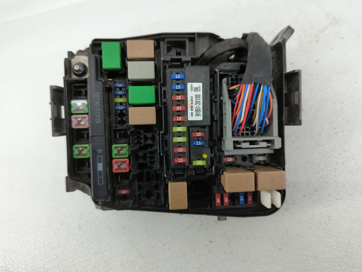 2013-2017 Nissan Quest Fusebox Fuse Box Panel Relay Module P/N:91266-3X100 Fits Fits 2013 2014 2015 2016 2017 OEM Used Auto 