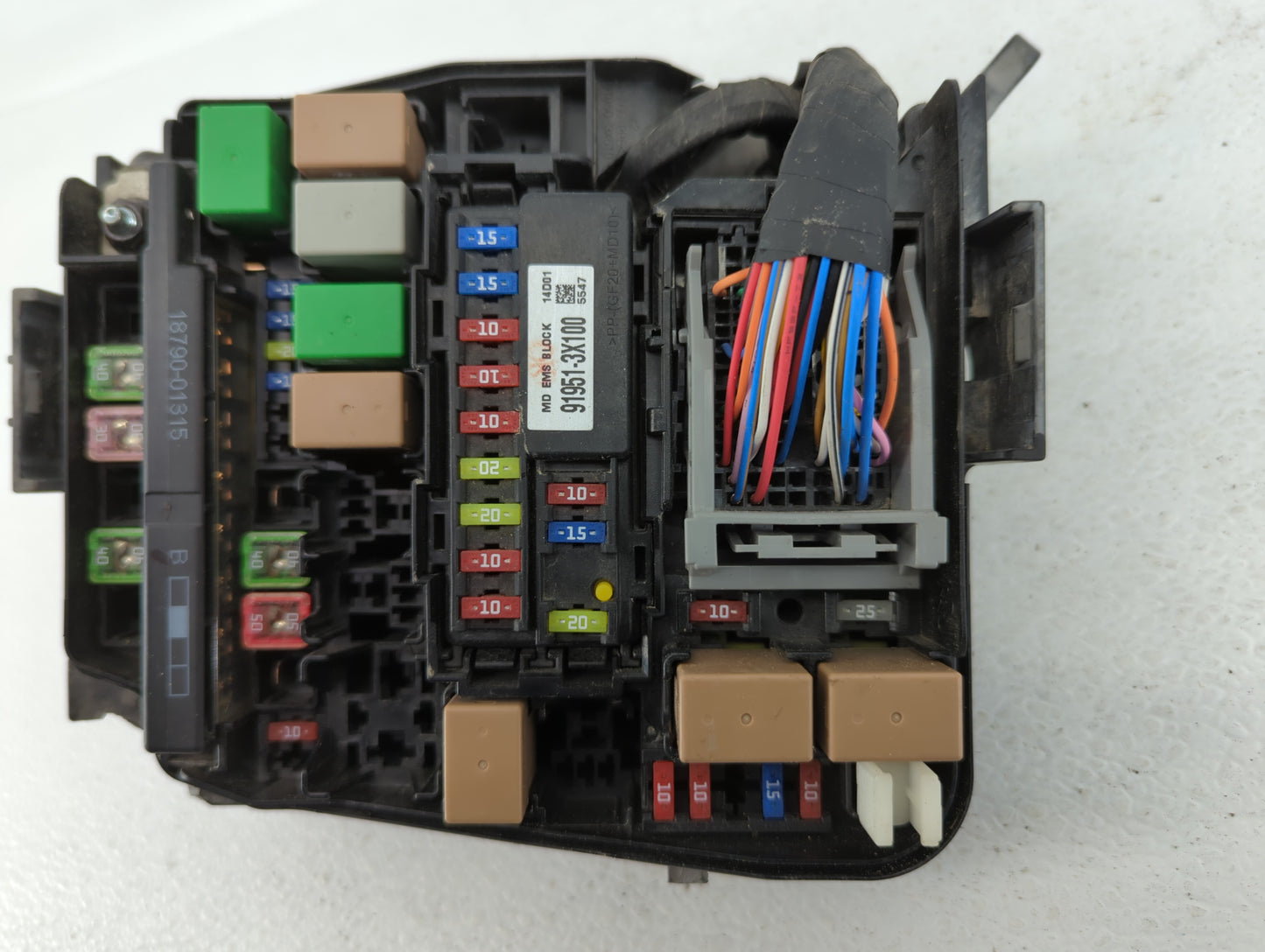 2013-2017 Nissan Quest Fusebox Fuse Box Panel Relay Module P/N:91266-3X100 Fits Fits 2013 2014 2015 2016 2017 OEM Used Auto 