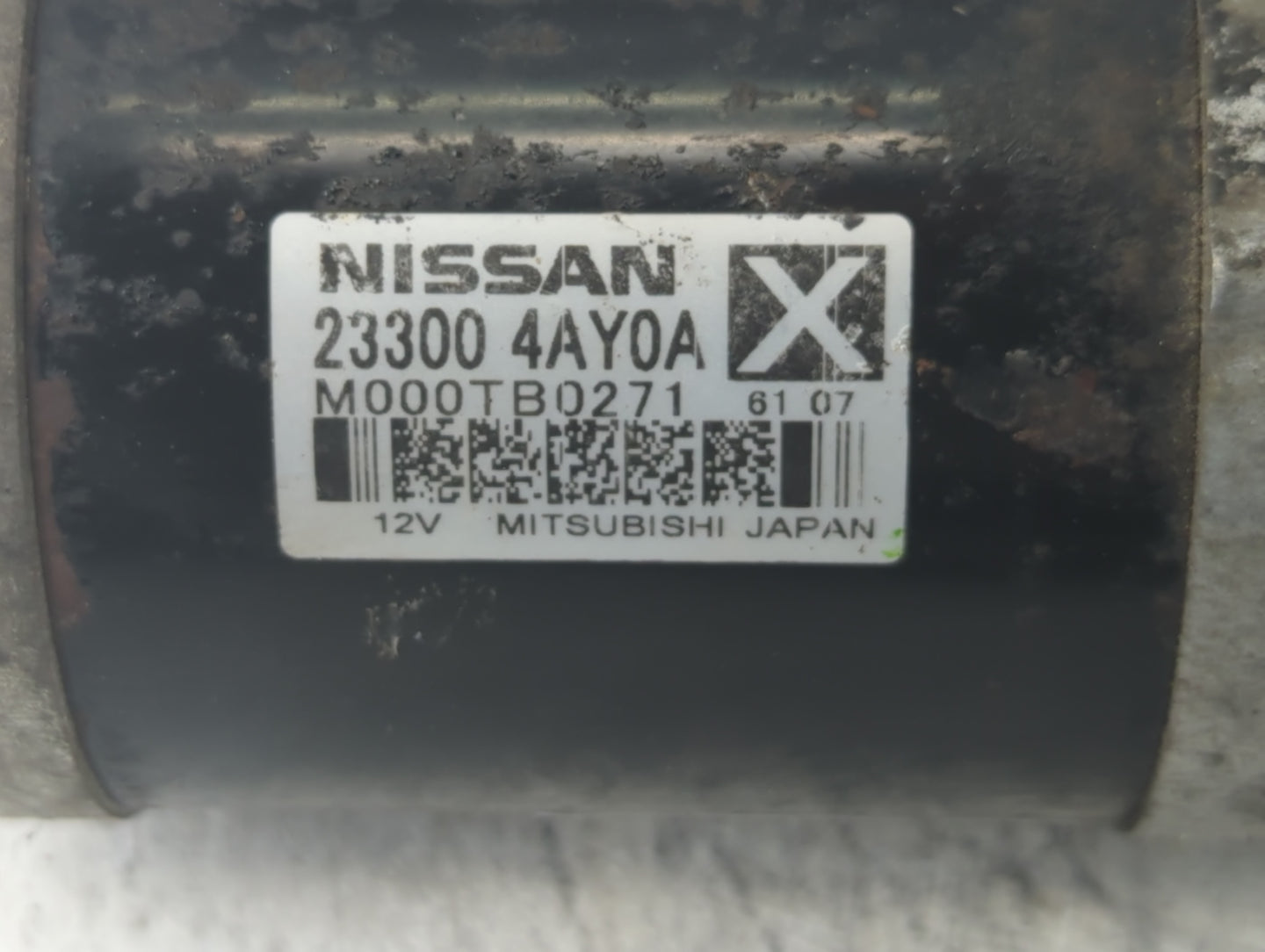 2015-2017 Nissan Quest Car Starter Motor Solenoid OEM P/N:M000TB0271 23300 4AY0A Fits Fits 2015 2016 2017 OEM Used Auto Part