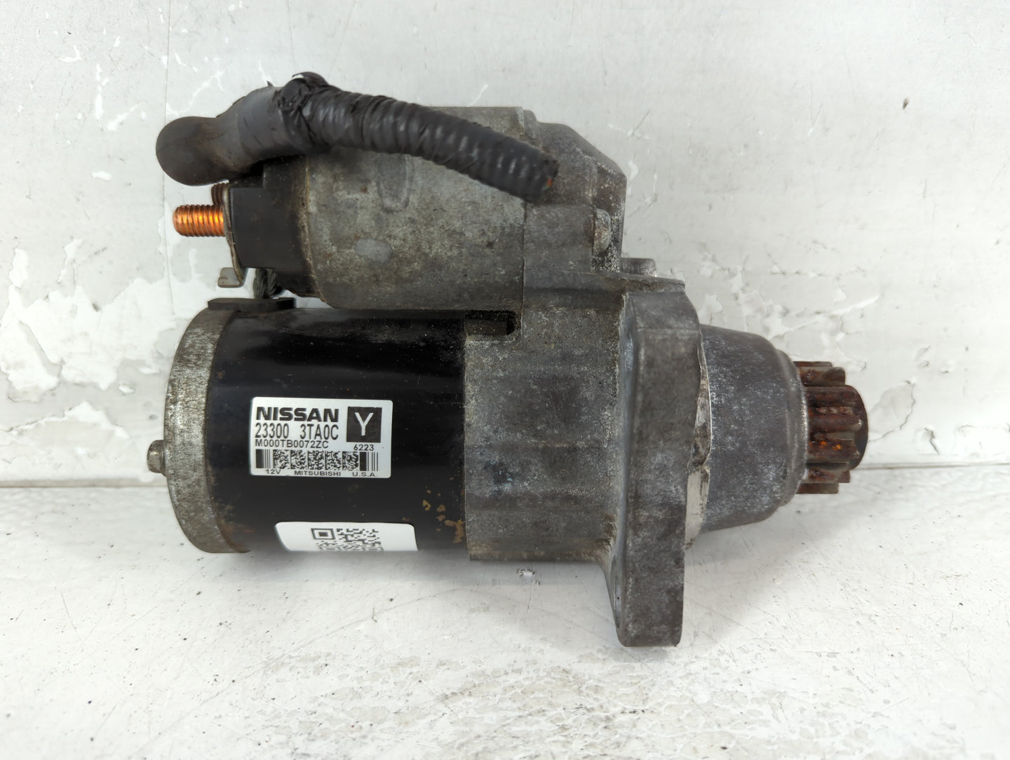 2015-2020 Nissan Rogue Car Starter Motor Solenoid OEM P/N:23300 3TA0C Fits Fits 2015 2016 2017 2018 2019 2020 OEM Used Auto 