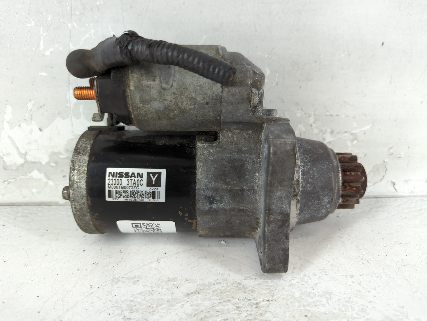 2015-2020 Nissan Rogue Car Starter Motor Solenoid OEM P/N:23300 3TA0C Fits Fits 2015 2016 2017 2018 2019 2020 OEM Used Auto 
