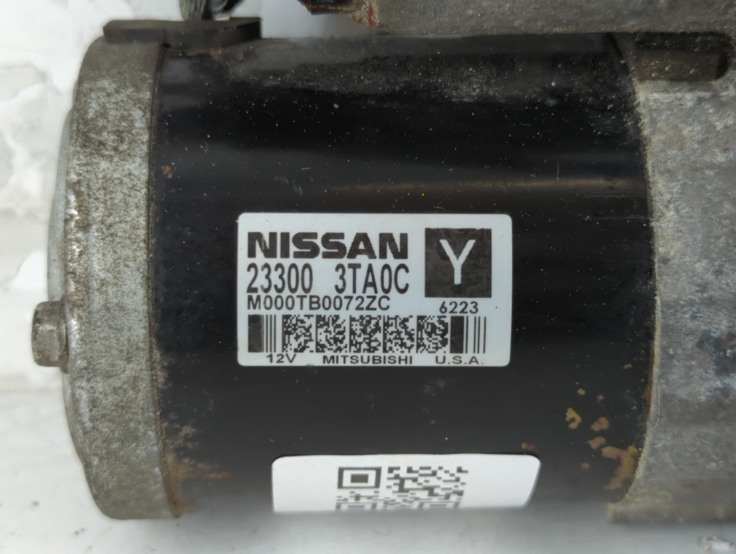 2015-2020 Nissan Rogue Car Starter Motor Solenoid OEM P/N:23300 3TA0C Fits Fits 2015 2016 2017 2018 2019 2020 OEM Used Auto 